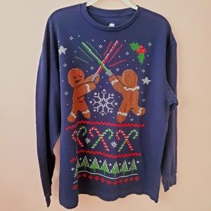 Dec. 25th gingerbread men thermal top